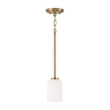 Capital Lighting 348812AD-542 Lawson 1 Light Mini Pendant Aged Brass