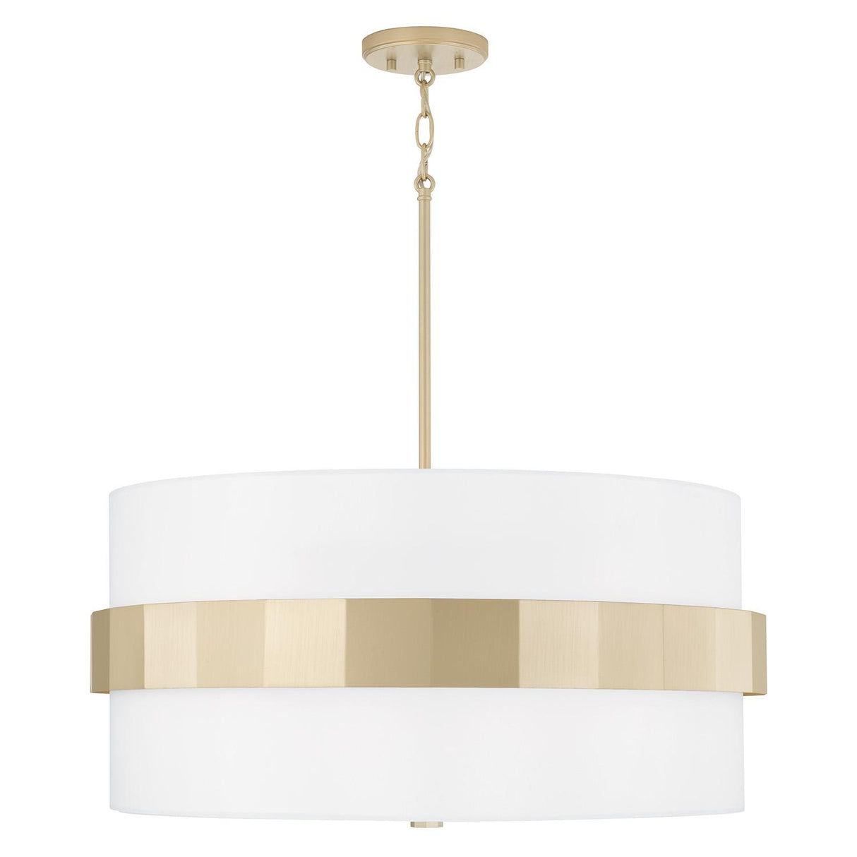 Capital Lighting 346241SF Sutton 4 Light Pendant Soft Gold