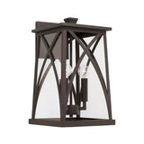 Capital Lighting 946531OZ Marshall 3 Light Outdoor Wall Lantern Oiled Bronze