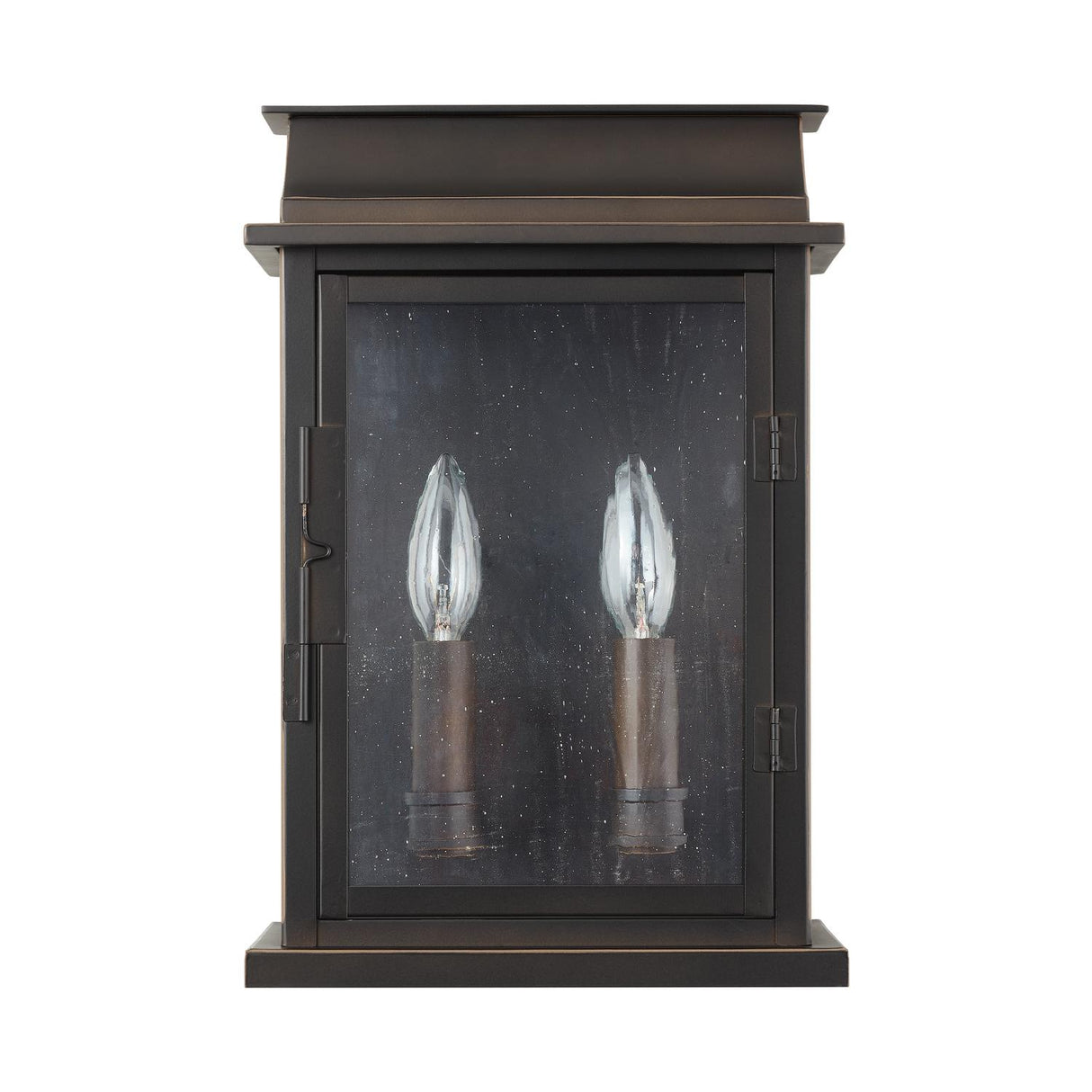 Capital Lighting 936822OZ Bolton 2 Light Outdoor Wall Lantern Oiled Bronze