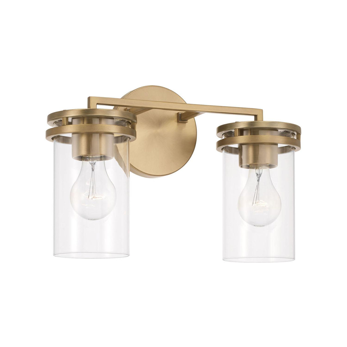 Capital Lighting 148721AD-539 Fuller 2 Light Vanity Aged Brass