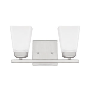 Capital Lighting 114421BN-334 Baxley 2 Light Vanity Brushed Nickel
