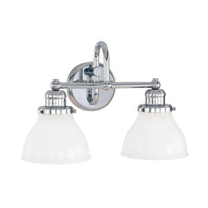 Capital Lighting 8302CH-128 Baxter 2 Light Vanity Chrome