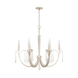 Capital Lighting 437061WG Gwyneth 6 Light Chandelier Winter Gold