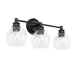 Capital Lighting 121131MB-426 Mid Century 3 Light Vanity Matte Black