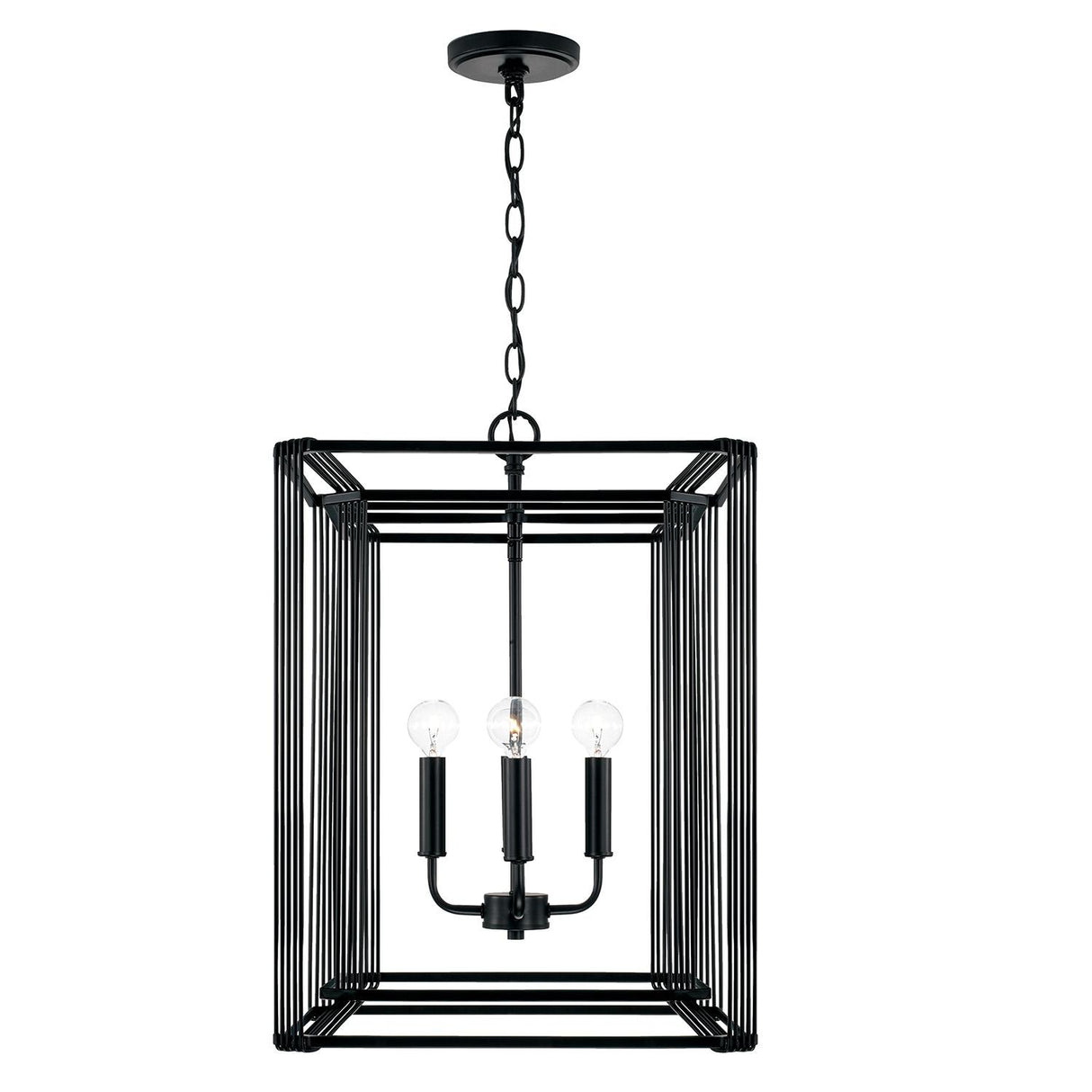 Capital Lighting 546041MB Lennon 4 Light Foyer Matte Black