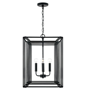 Capital Lighting 546041MB Lennon 4 Light Foyer Matte Black