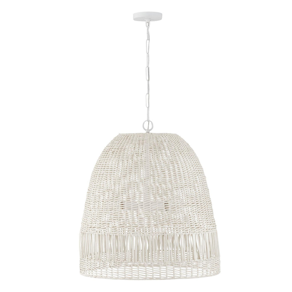 Capital Lighting 347533HH Naomi 3 Light Pendant Chalk White