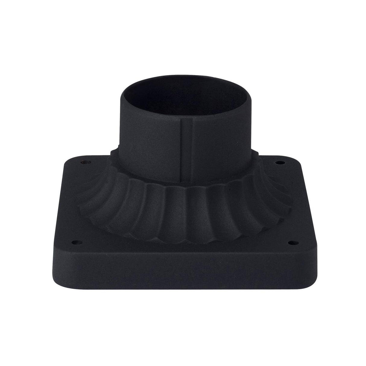 Capital Lighting 929902BK Outdoor Pier Mount Flange Black