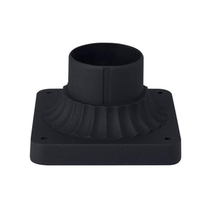 Capital Lighting 929902BK Outdoor Pier Mount Flange Black