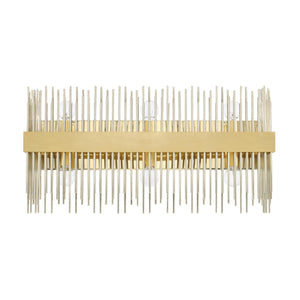 Capital Lighting 125461FI Lena 6 Light Vanity Fire and Ice