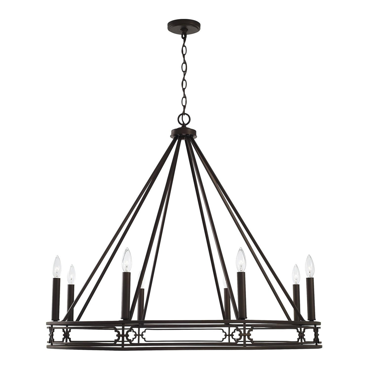 Capital Lighting 443481OB Merrick 8 Light Chandelier Old Bronze