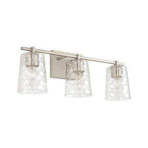 Capital Lighting 143531BN-517 Burke 3 Light Vanity Brushed Nickel