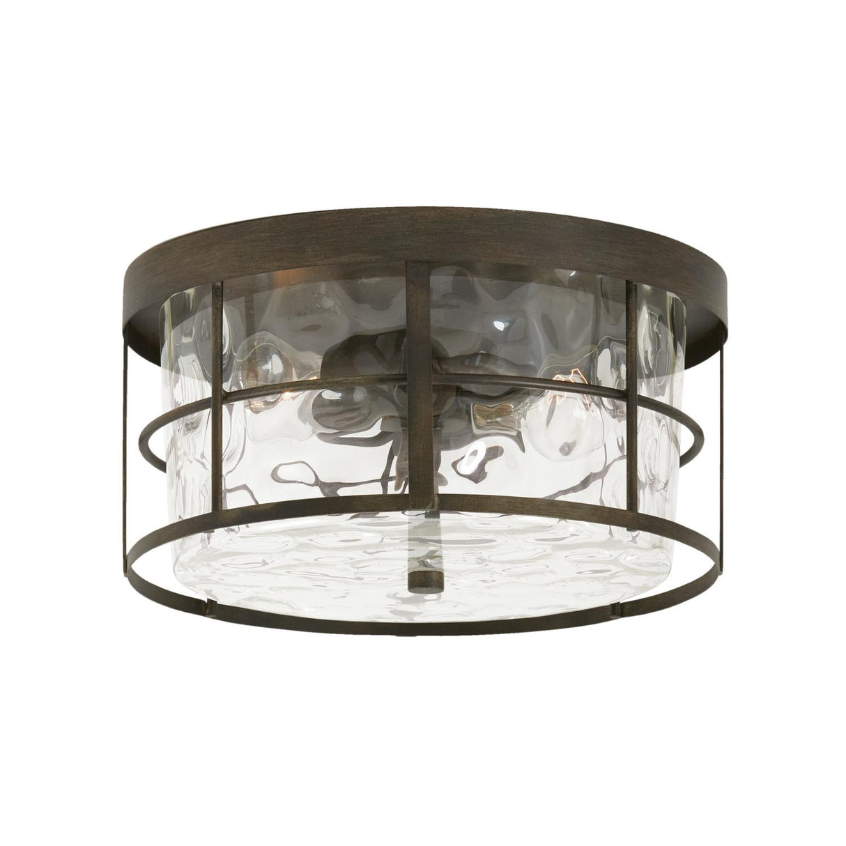 Capital Lighting 225021FH Bristol 2 Light Flush Mount Farm House