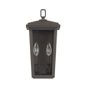 Capital Lighting 926221OZ Donnelly 2 Light Outdoor Wall Lantern Oiled Bronze