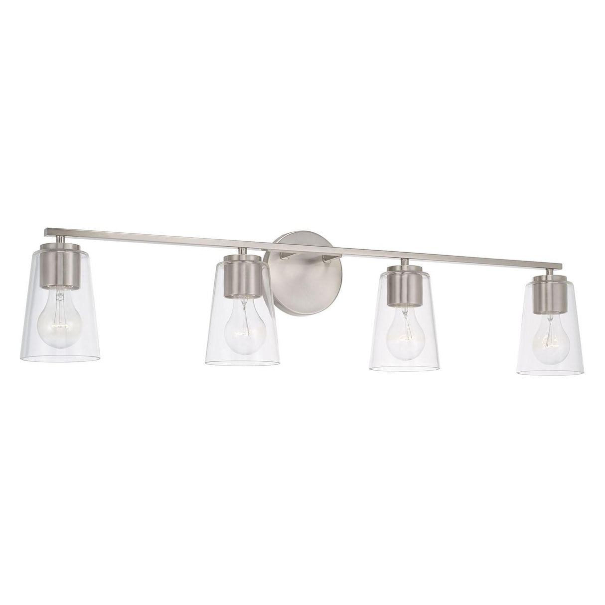 Capital Lighting 148641BN-537 Portman 4 Light Vanity Brushed Nickel