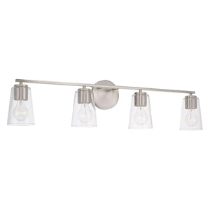 Capital Lighting 148641BN-537 Portman 4 Light Vanity Brushed Nickel