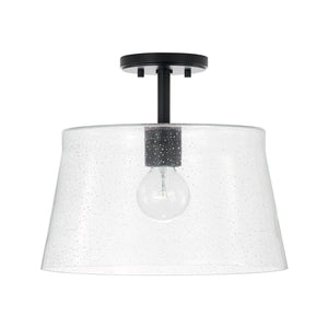 Capital Lighting 246911MB Baker 1 Light Pendant Matte Black