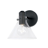 Capital Lighting 645811MB-528 Greer 1 Light Sconce Matte Black