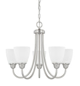 Capital Lighting 415151BN-337 Trenton 5 Light Chandelier Brushed Nickel