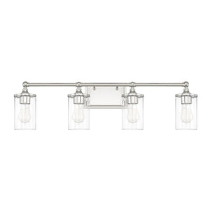 Capital Lighting 120741PN-423 Camden 4 Light Vanity Polished Nickel