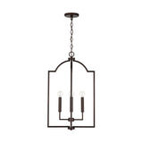 Capital Lighting 539341BZ Carter 4 Light Foyer Bronze