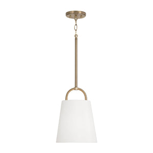 Capital Lighting 349411AD Brody 1 Light Pendant Aged Brass