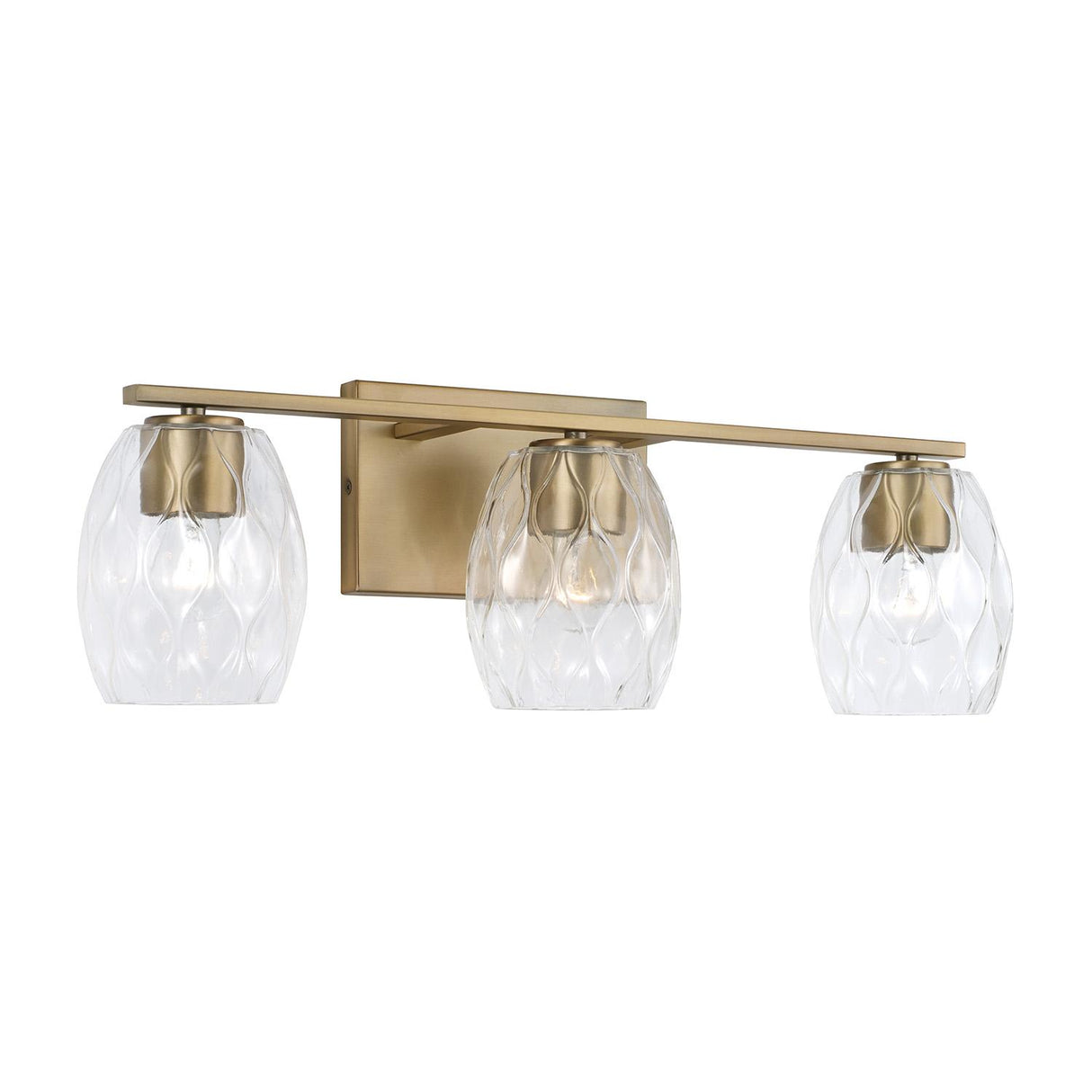 Capital Lighting 145331AD-525 Lucas 3 Light Vanity Aged Brass