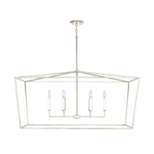 Capital Lighting 837661PN Thea 6 Light Island Polished Nickel