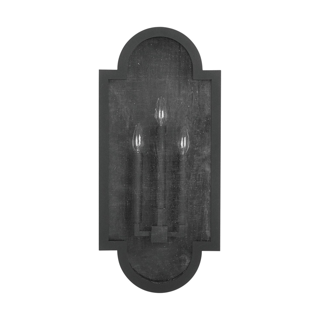 Capital Lighting 934531BK Monroe 3-Light Wall Mount Black
