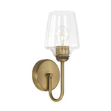 Capital Lighting 642211AD-512 Miller 1 Light Sconce Aged Brass