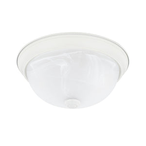 Capital Lighting 219021MW Bates 2 Light Flush Mount Matte White