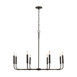 Capital Lighting 432882MI Colby 8 Light Chandelier Mineral Brown