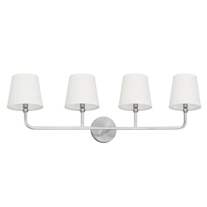Capital Lighting 119341BN-674 Dawson 4 Light Vanity Brushed Nickel
