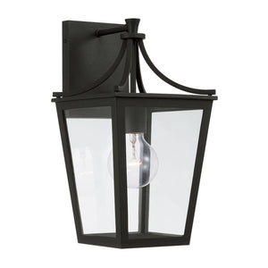 Capital Lighting 947911BK Adair 1 Light Outdoor Wall Lantern Black