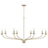 Capital Lighting 449981MA Dolan 8 Light Chandelier Matte Brass