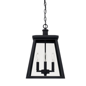 Capital Lighting 926842BK Belmore 4 Light Outdoor Hanging Lantern Black