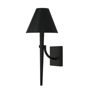 Capital Lighting 645911MB Holden 1 Light Sconce Matte Black