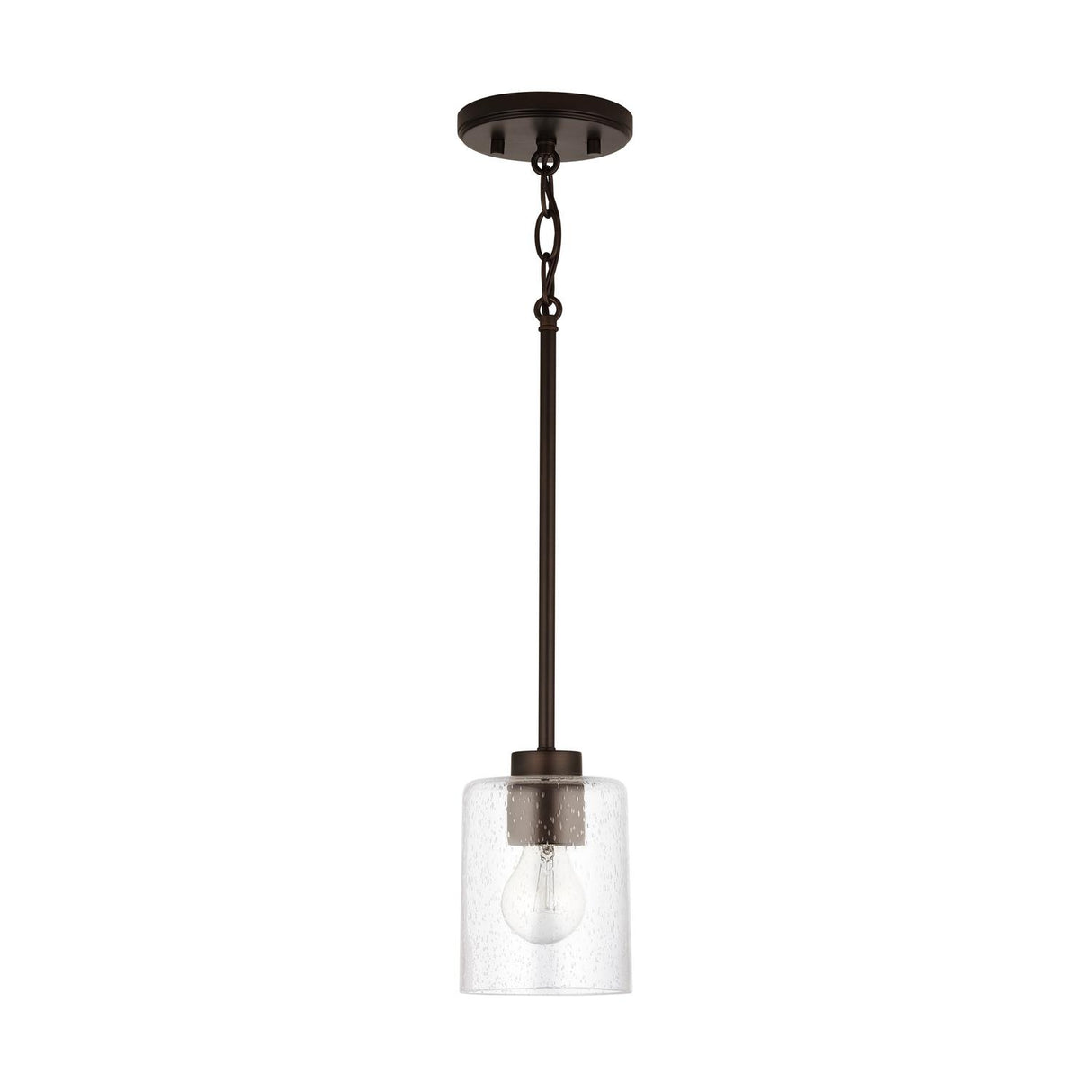 Capital Lighting 328511BZ-449 Greyson 1 Light Pendant Bronze