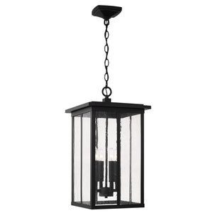 Capital Lighting 943844BK Barrett 4 Light Outdoor Hanging Lantern Black