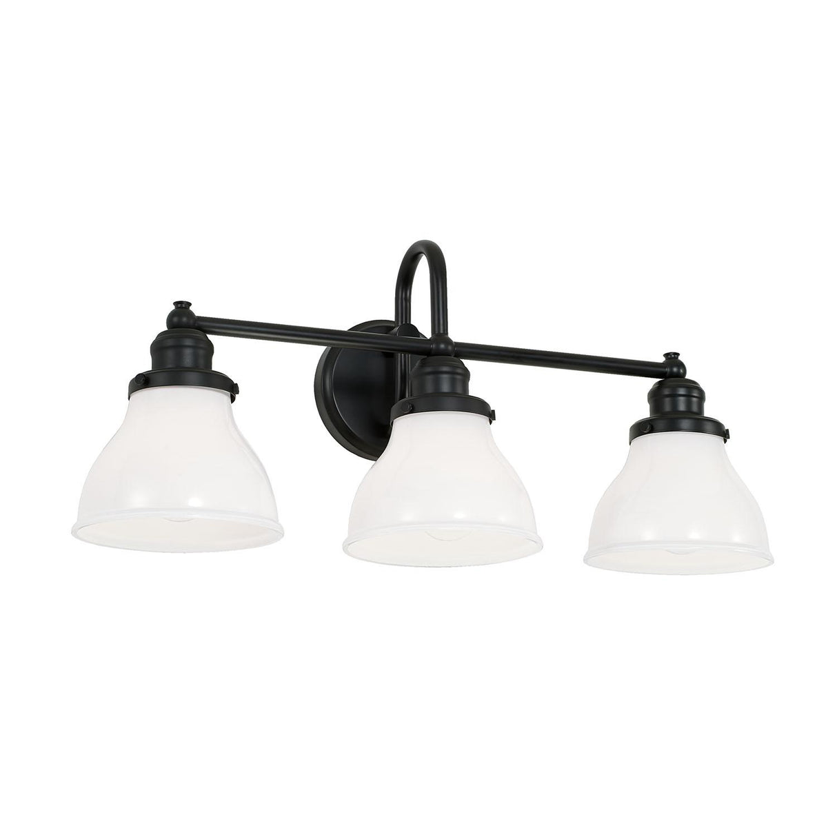 Capital Lighting 8303MB-128 Baxter 3 Light Vanity Matte Black
