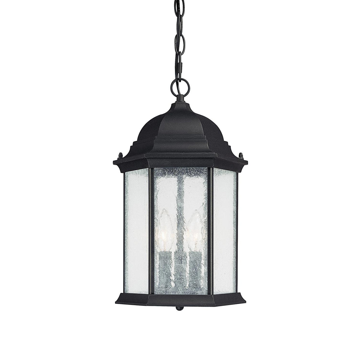 Capital Lighting 9836BK Main Street 3 Light Outdoor Hanging Lantern Black