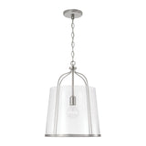 Capital Lighting 347011BN Madison 1 Light Pendant Brushed Nickel