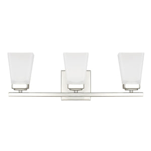 Capital Lighting 114431PN-334 Baxley 3 Light Vanity Polished Nickel