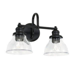 Capital Lighting 8302MB-461 Baxter 2 Light Vanity Matte Black
