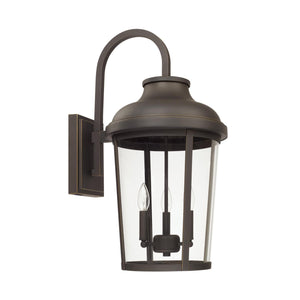 Capital Lighting 927032OZ Dunbar 3 Light Outdoor Wall Lantern Oiled Bronze