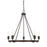 Capital Lighting 420061BZ Tanner 5 Light Chandelier Bronze