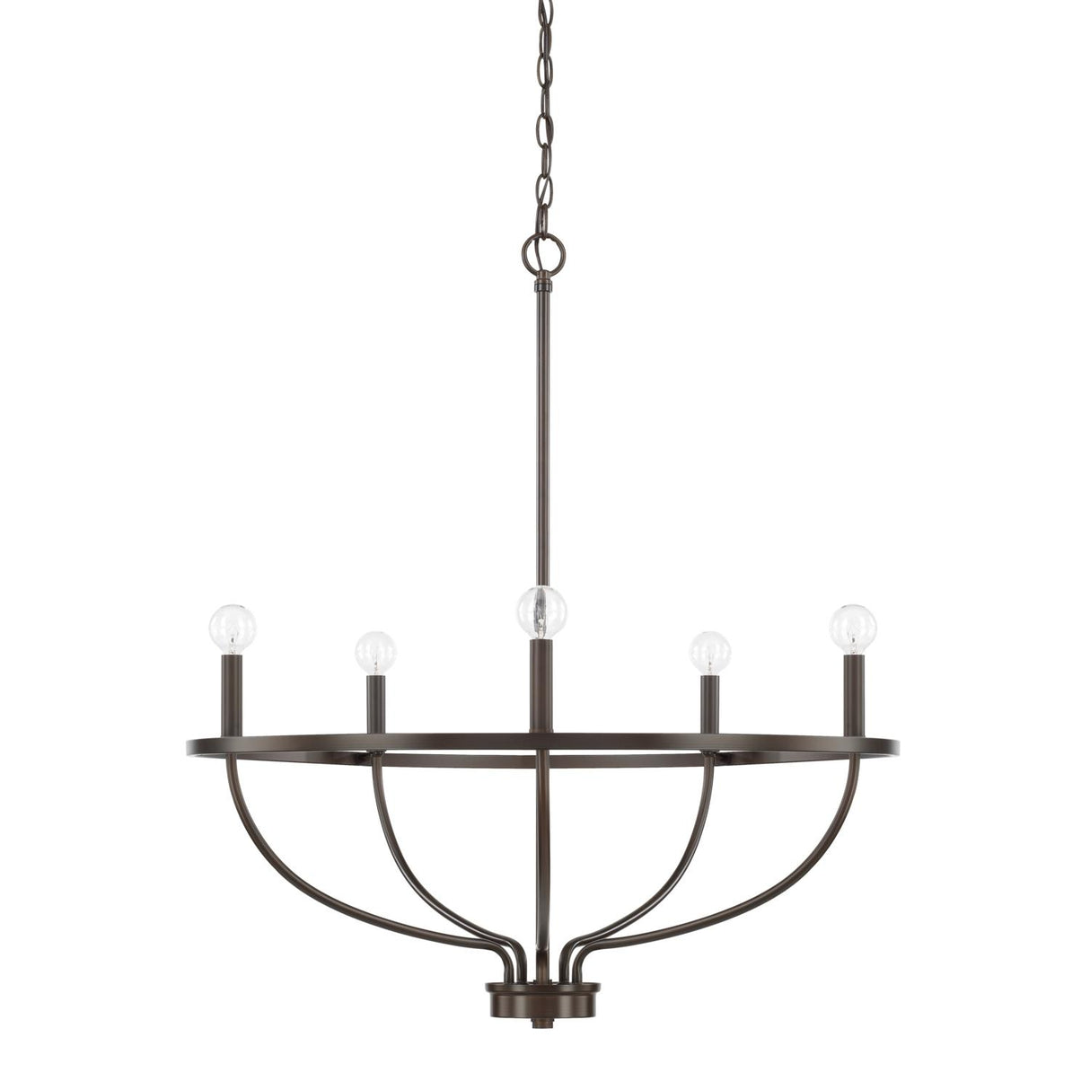 Capital Lighting 428551BZ Greyson 5 Light Chandelier Bronze