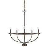 Capital Lighting 428551BZ Greyson 5 Light Chandelier Bronze