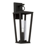 Capital Lighting 948112BK Elliott 1 Light Outdoor Wall Lantern Black